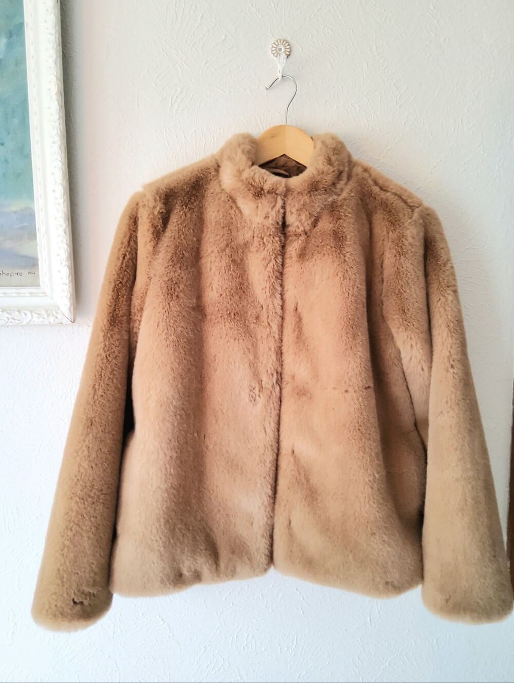 MAGASCHONI Faux Fur Teddy Jacket Sz. Small